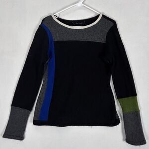 Eko-Logic 100% Recycled Cashmere Sweater Womens Size Large Retro USA Handmade
